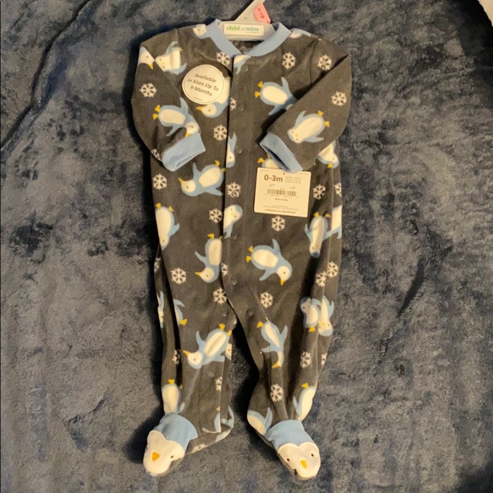 Fleece penguin sleeper